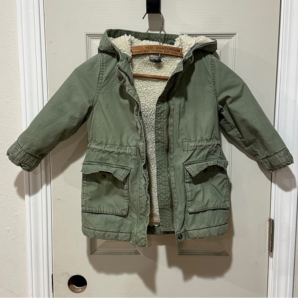 BabyGap 4T Utility Parka Walden Green‎ Fall 14 Fall Winter Jacket Coat
